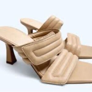 Tan Women's Heeled Sandals
